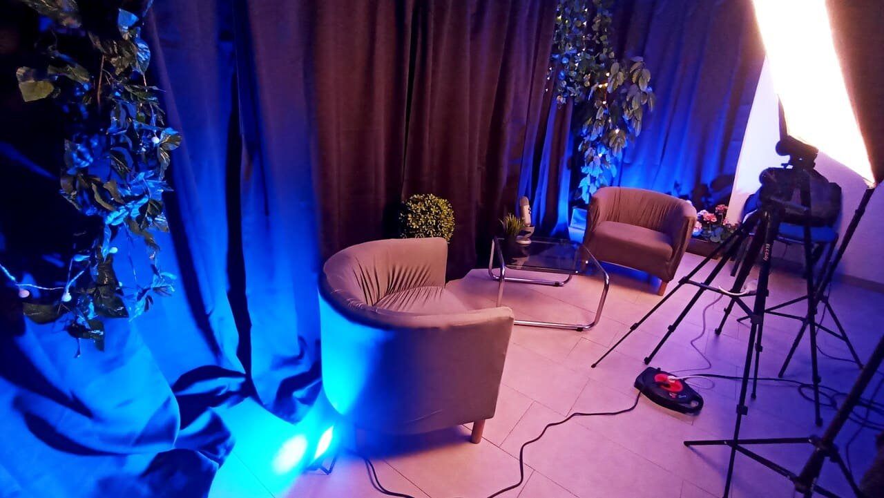 Estudio grabación podcast Huelva